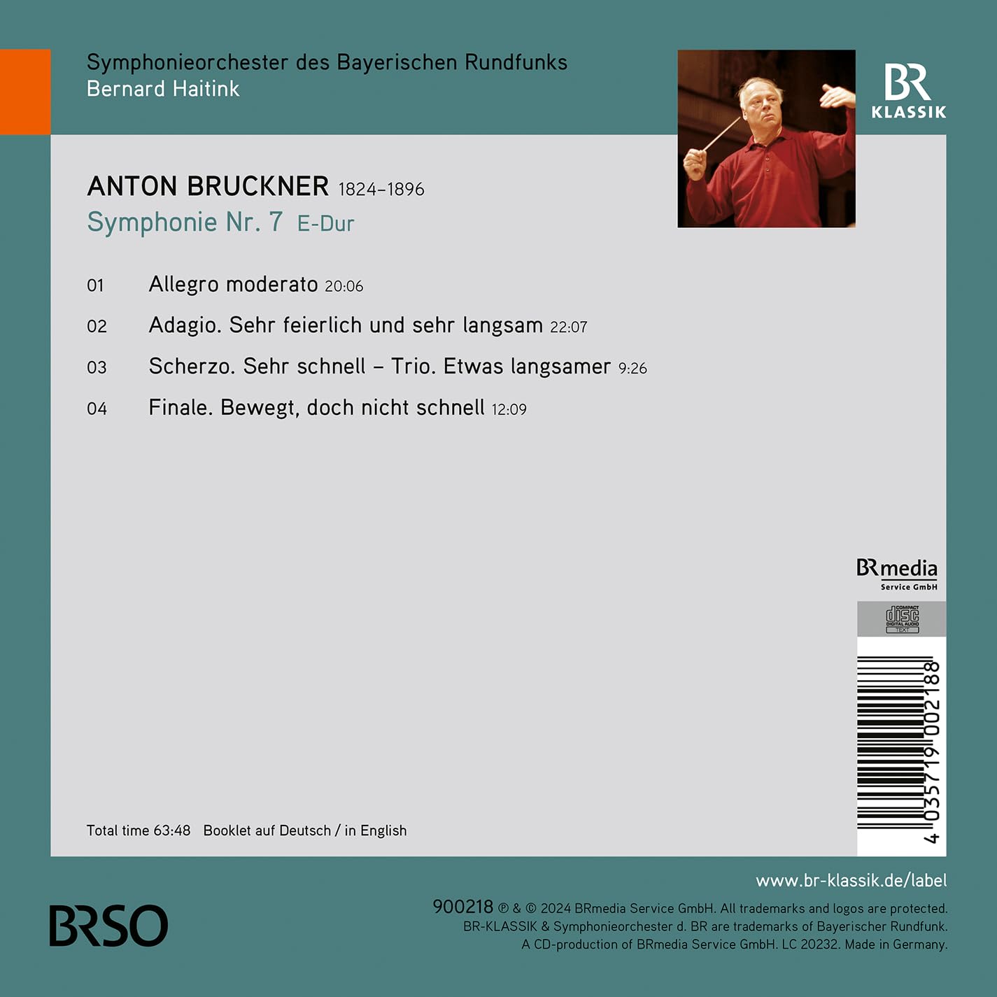 BRUCKNER: Symphonie Nr. 7 E-Dur