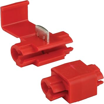 Install Bay Scotch Lok 22/18 Gauge Double Bladed - 100 Pack | Quick splice tap design for small harness leads, no stripping required, lock-style bulk supply for wiring techs