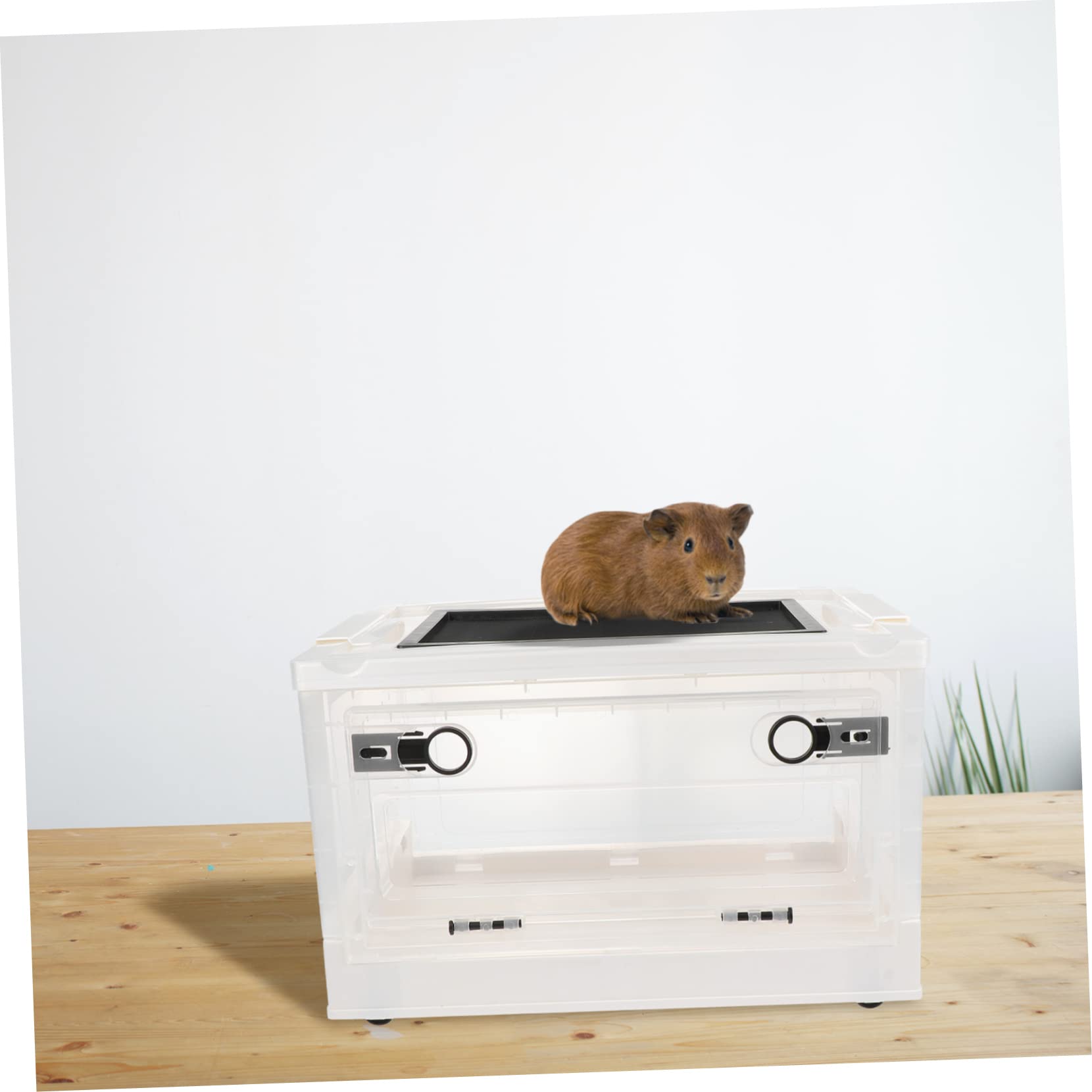 Happyyami 1 Zestaw Terrarium Klatka Dla Chomika Klatka Dla Zwierząt Akcesoria Zwierząt Plastikowy Dom Chomika Składana Jeża Jeż Inkubator Pojemnik Do Hodowli