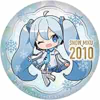 Amazon.co.jp: SNOW MIKU 2024 ぷにぷに缶バッジ/15th