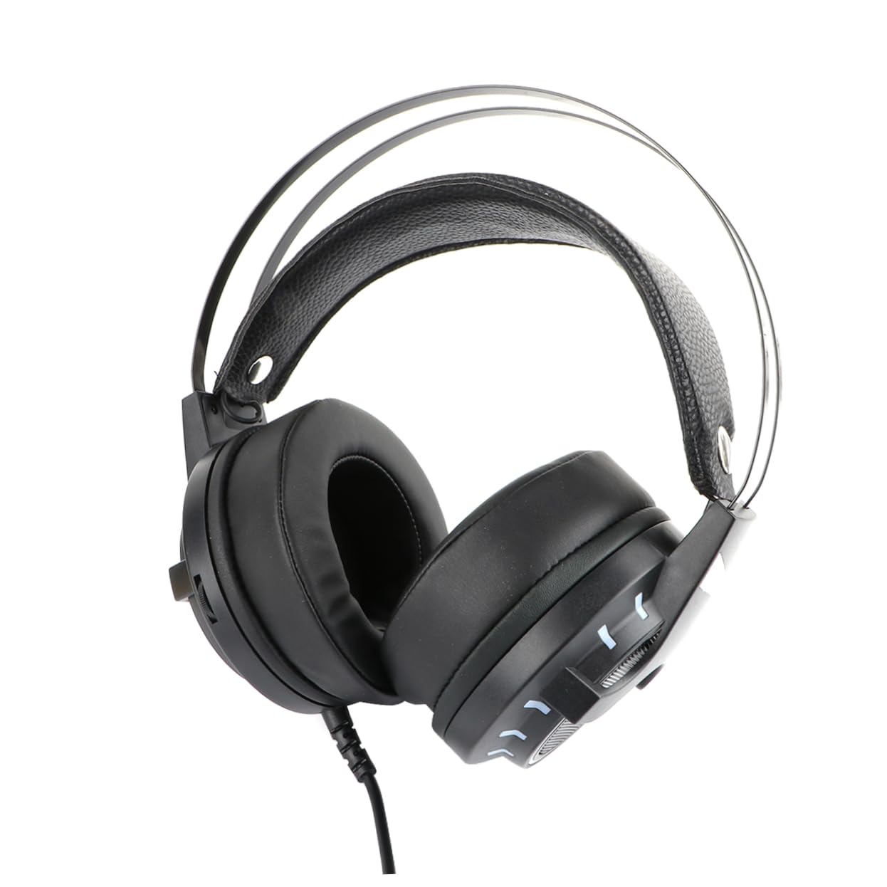Lurrose Cuffie da Gioco Cuffie con Microfono USB Doppio Foro Gaming Basso Rumore Alta Sensibilità