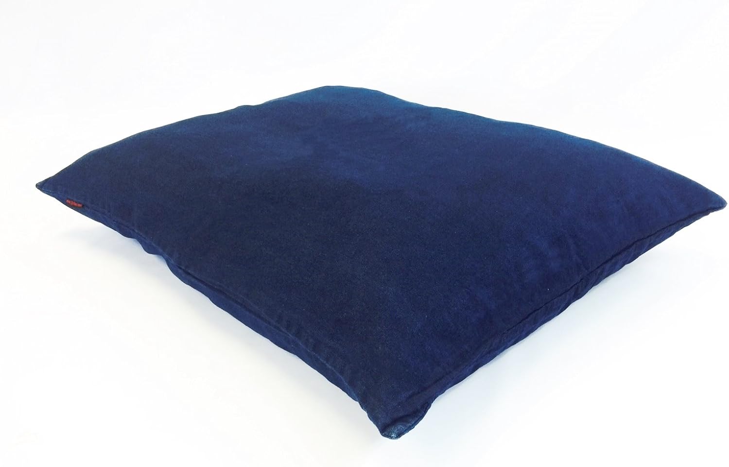 MicroCushion Waterproof Memory Foam Dog Bed with Removable Zippered Canvas Cover, High Density Foam & Poly Fiber Pillow for Small, Medium & Large Dogs (Denim Blue, L, Large, 48x29)