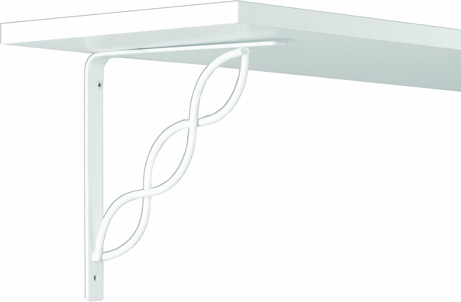 John Sterling Scroll Style Decorative Shelf Bracket, 8-inch, Bronze, RP-0091-8BRZ