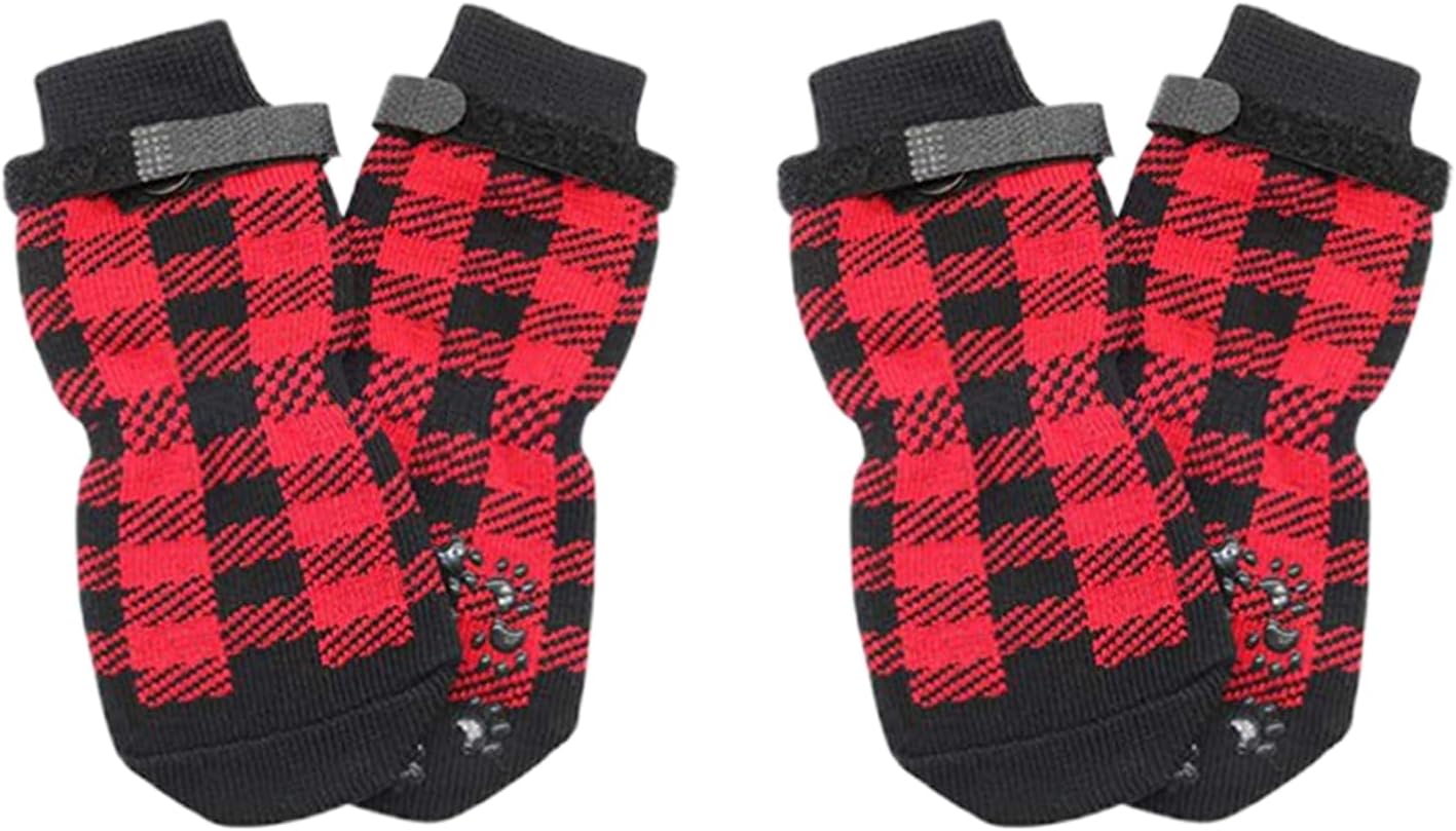 Dog Socks 4Pcs Dog Socks Super Soft Fastener Tape NonSlip