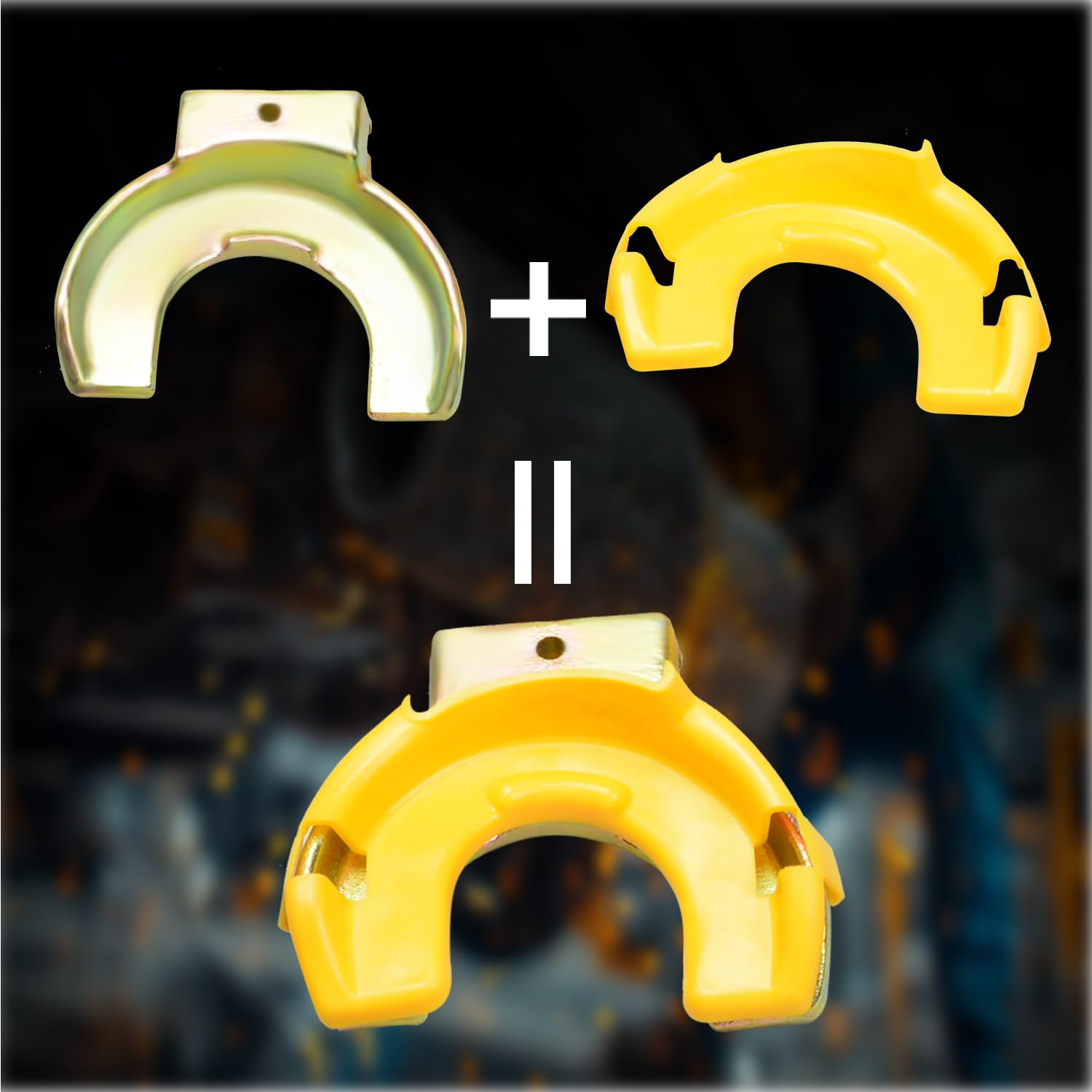 Macpherson Strut - Kit compressore e estrattore intercambiabile per molle elicoidali, set di attrezzi, con protezione giogo