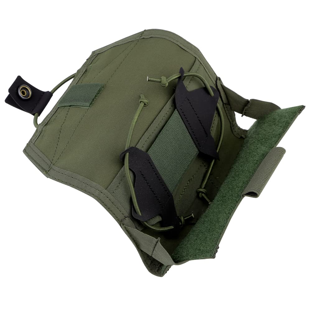 SABADO Tactical Molle Admin Pouch,Admin Phone Pouch MOLLE,Molle Cell Phone Pouch Chest Horizontal Small Phone Holder Case for Plate Carrier Vest MOLLE/PLAS System Screen Size 4.7''-6.7''