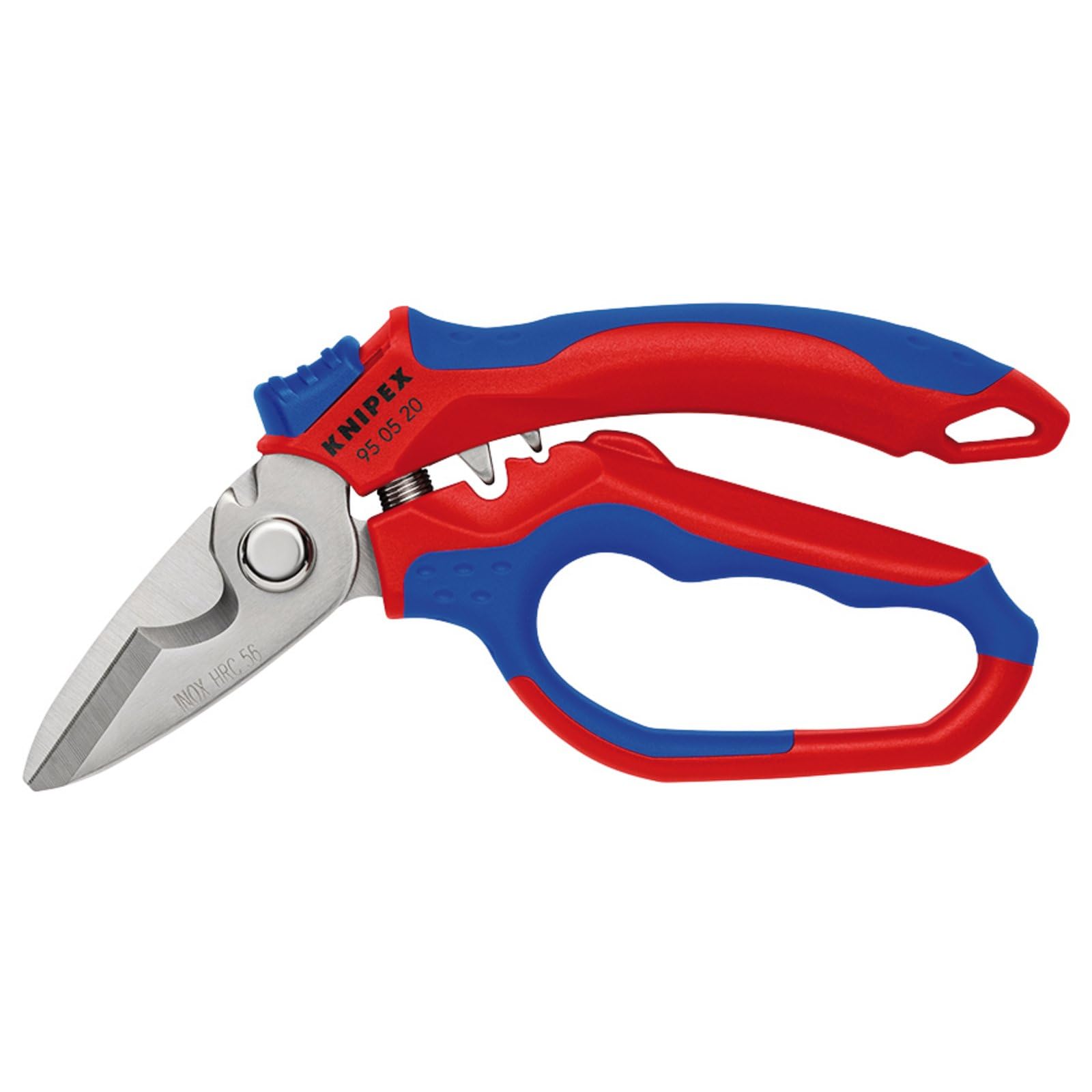 Draper Red And Black Knipex 95 05 20 Sb Angled Electricians Shears, 160Mm