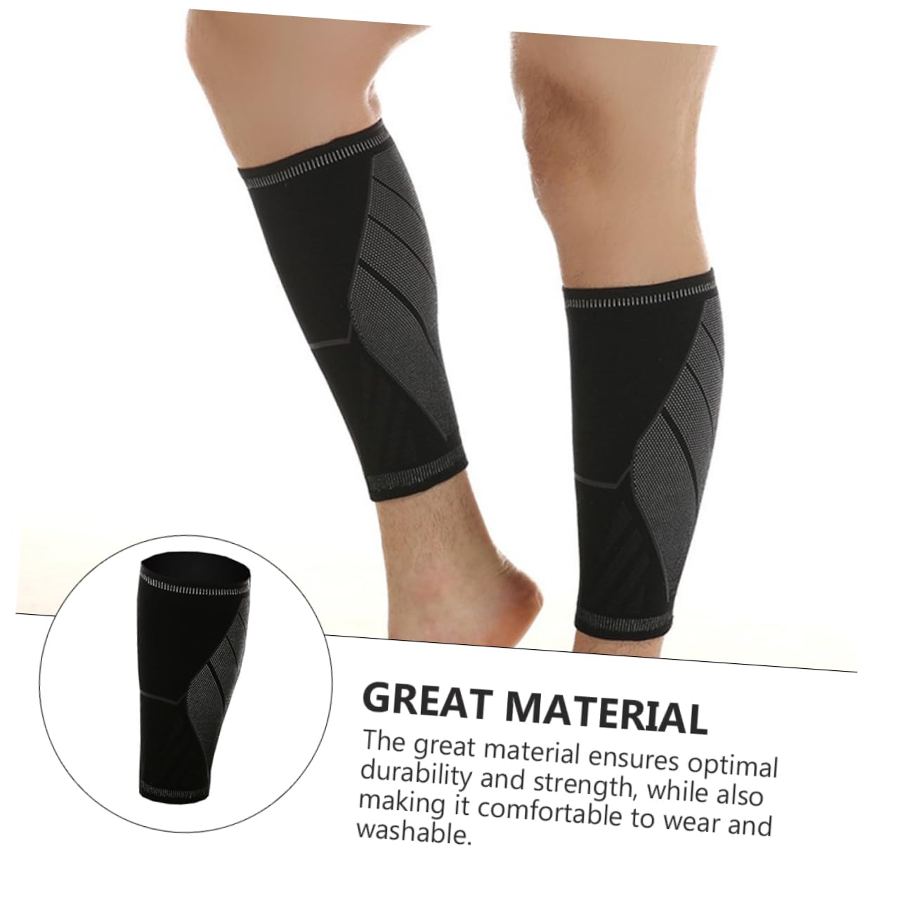 Healeved Men Women's Compression Leg Support Running Knee Brace Breathable Nylon Sturdy Prevent Injuries