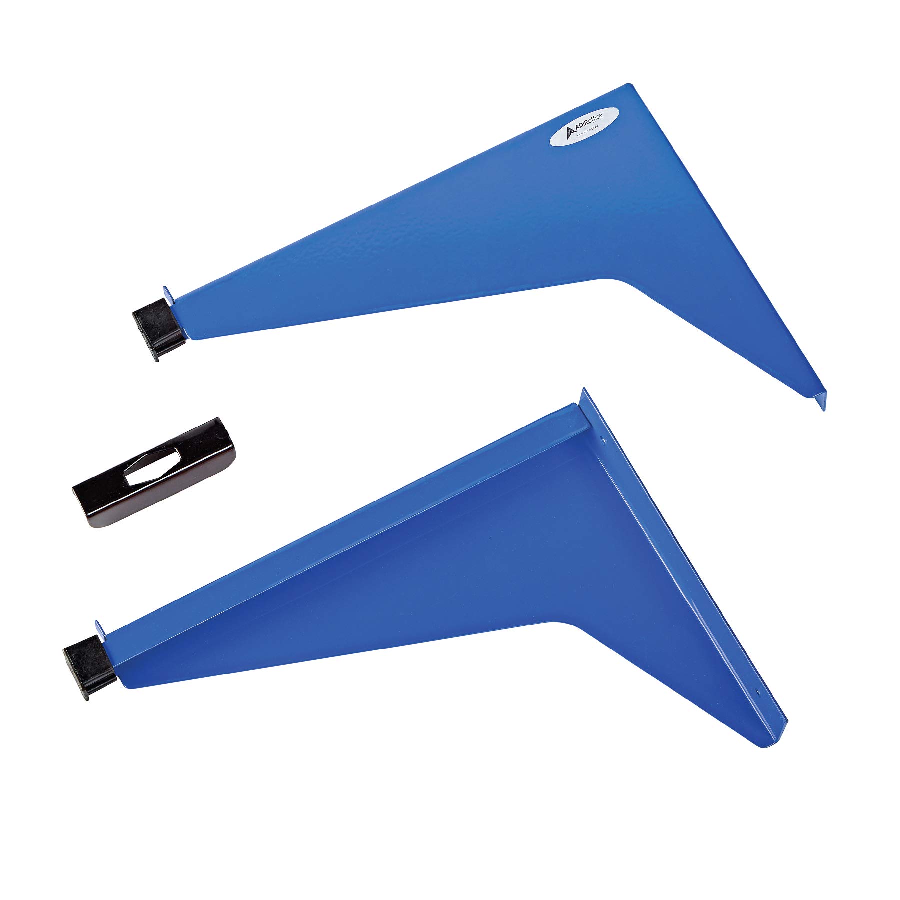 Adir Corp. Wall Mount Blueprint Storage - Hanging Poster Display Rack - Plans File Holder Organizer - Ideal For Small Or Big Office, Home (Blue)