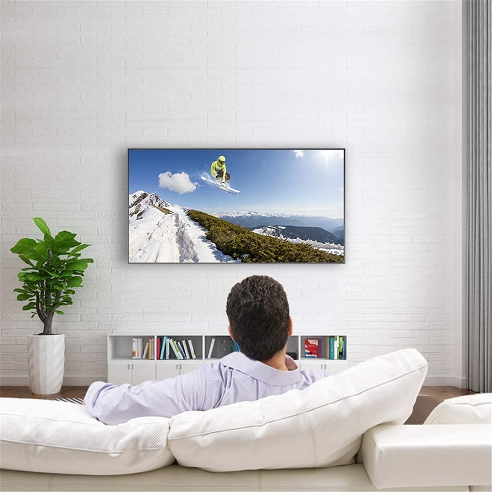 Uchwyt do telewizora, solidny uchwyt ścienny do telewizora z podwójnym ramieniem przechylany i obrotowy do 32-70-calowych LED LCD OLED plazmowych i zakrzywionych ekranów - do 400 mm x 400 mm -