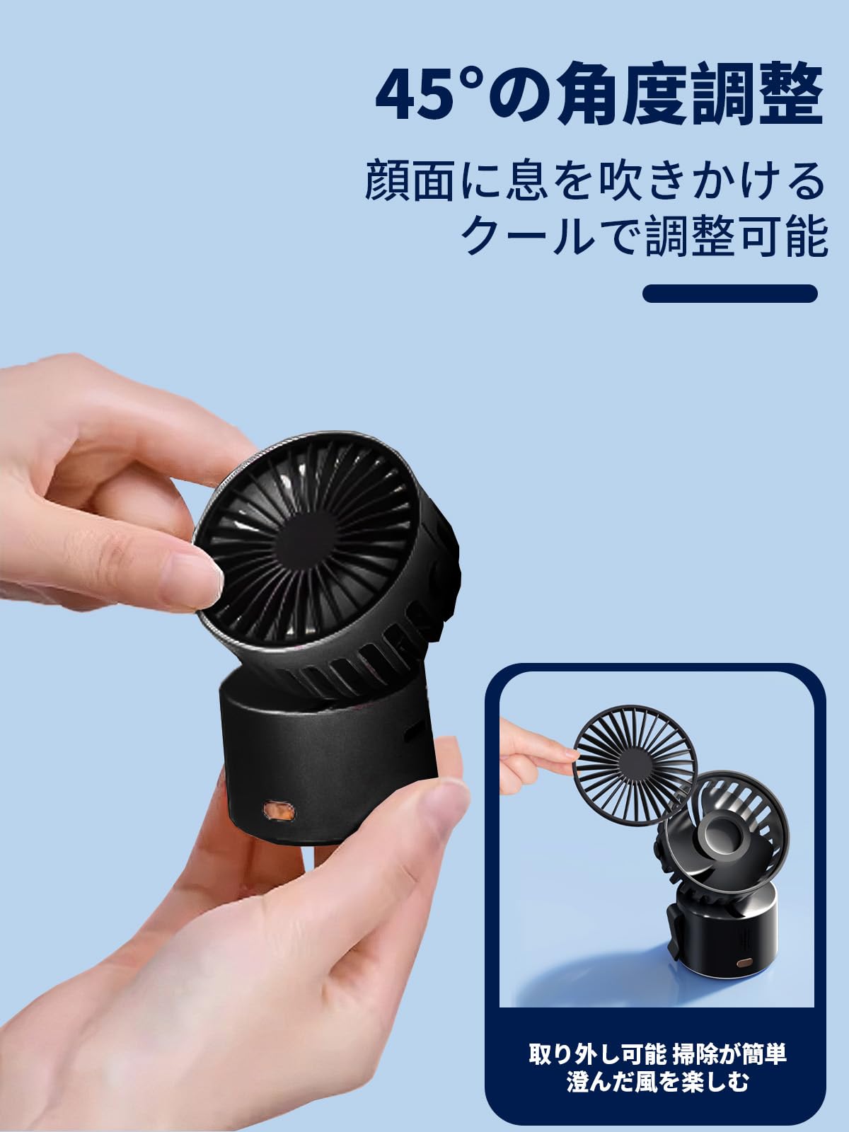 Amazon | 首掛け扇風機 携帯扇風機 ハンディファン 首掛け 手持ち 