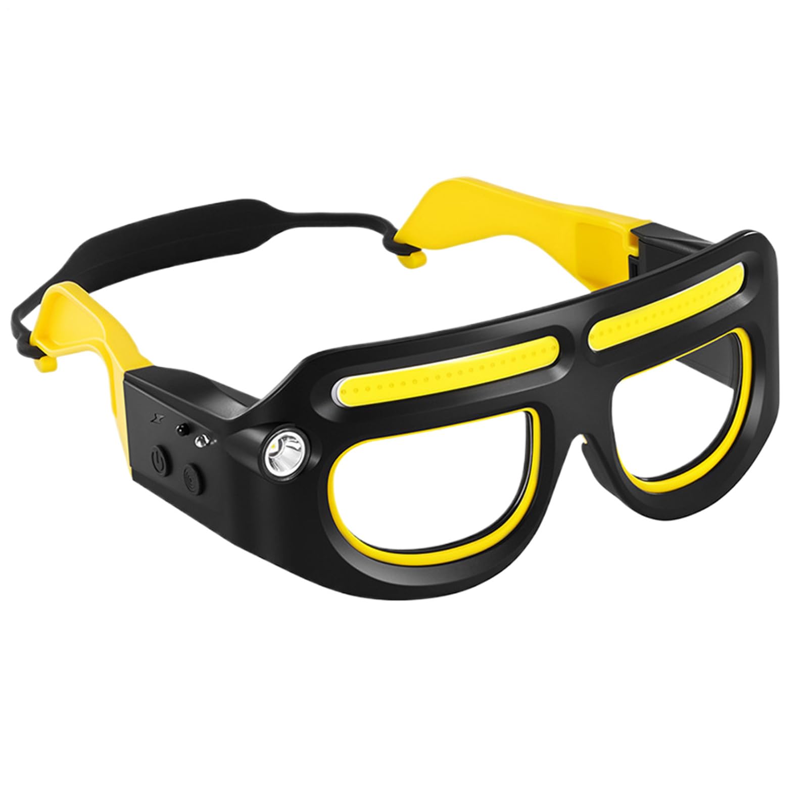 Gafas con luz frontal de 5 modos recargables y sensor de movimiento para caminar 8