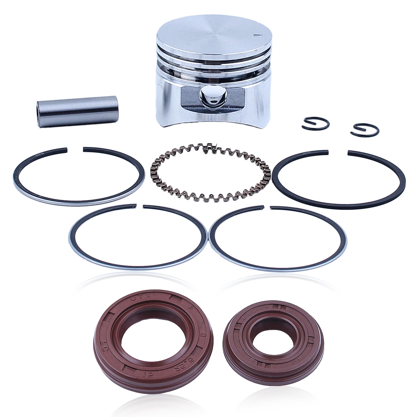 35Mm Piston Ring Oil Seals Kit, Per HONDA Gx25 Gx25N Gx25Nt Fg110 Hht25S Umc425 Wx10 Decespugliatore per motore, 13101 Z3E 000