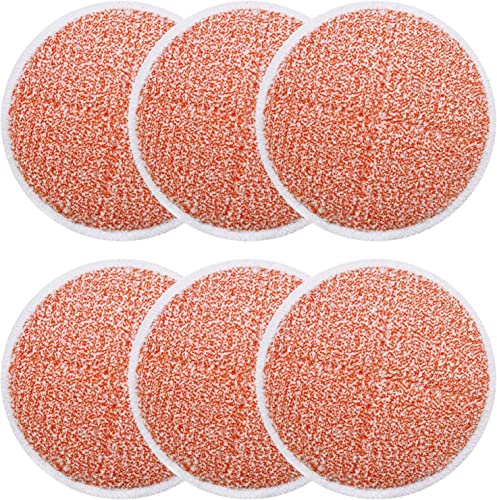 Juego de 6 almohadillas de repuesto para fregona Spinwave compatible con Bissell Spinwave 2124 2039...