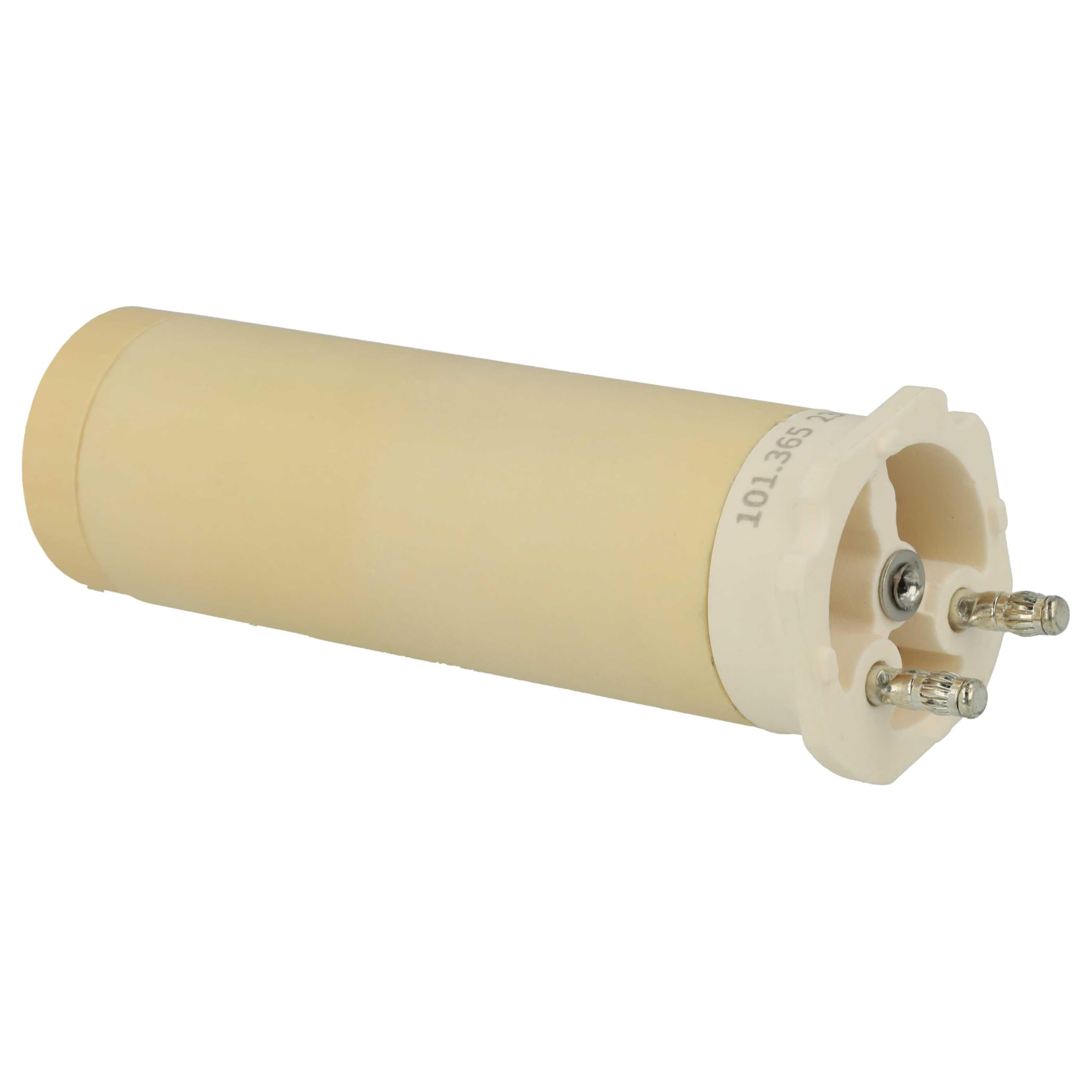 vhbw 2x Elemento calefactor reemplaza Leister 7612733013658, 101.365 para pistola de soldadura - 3300 W, Cerámica, 3,15 x 10,3 cm