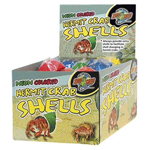 Zoo Med Hermit Crab Neon Shells - 36 pc. Display Pack
