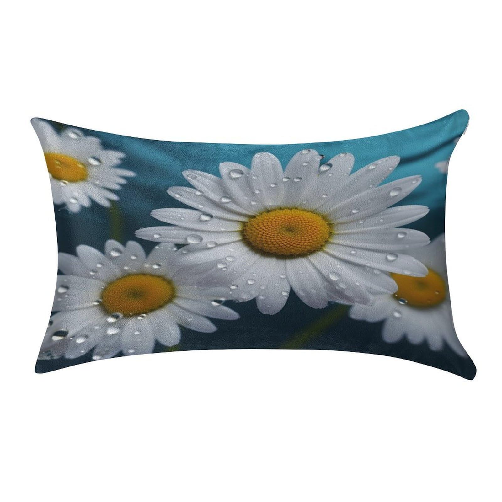 Btcowzrv Style Daisy Flowers Pillow Cover Pillow Case Pillowcase