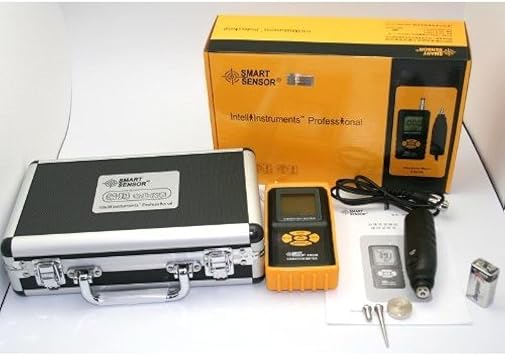 Smart Sensor AR63B Digital Precision Vibration Meter Tester Gauge Analyzer !NEW! | with Measuring Modes for Acceleration, Velocity, Displacement, and Environmental Temperature
