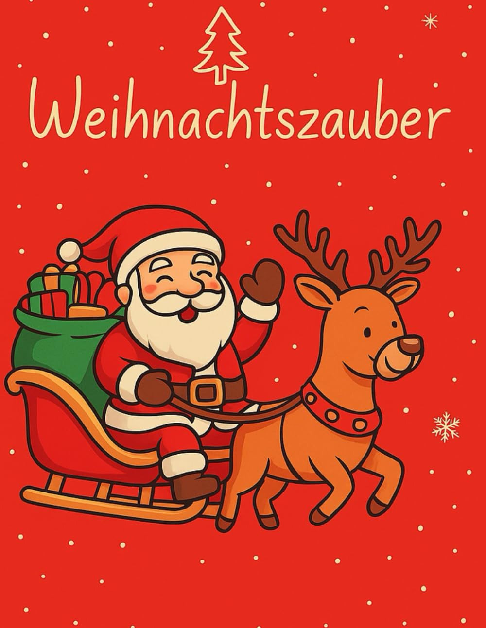 Weihnachtszauber: Ein liebevolles Ausmalbuch für Kinder