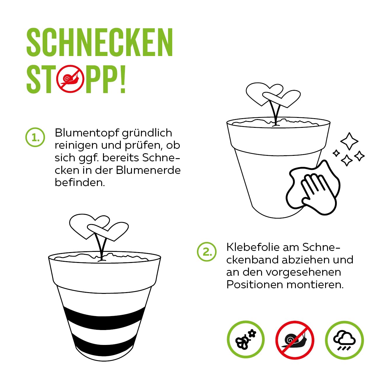 Alberts Schneckenzaun mit Erdspießen | schwarz | 6000mm x 40mm | Schneckenstopp | Schneckenabwehr für Topfpflanzen und Hochbeete | Schneckenschutz | Schneckenstopp Rasenkante