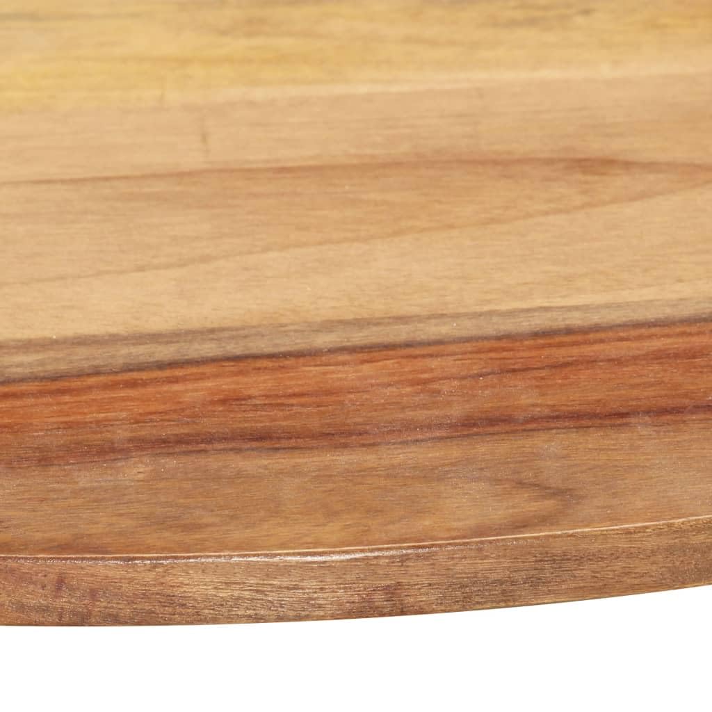 vidaXL Dessus de Table, Dessus de Table de Remplacement, Plateau de Table Restaurant Café Hôtel, Bois Massif d'Acacia Rond 25-27 mm 60 cm