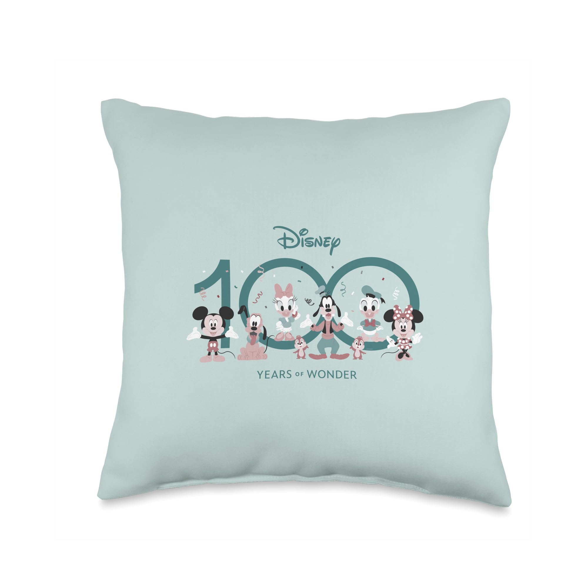 Coussin Disney Mickey & Pals 100 Years cadeau idéal pour anniversaire d'enfant