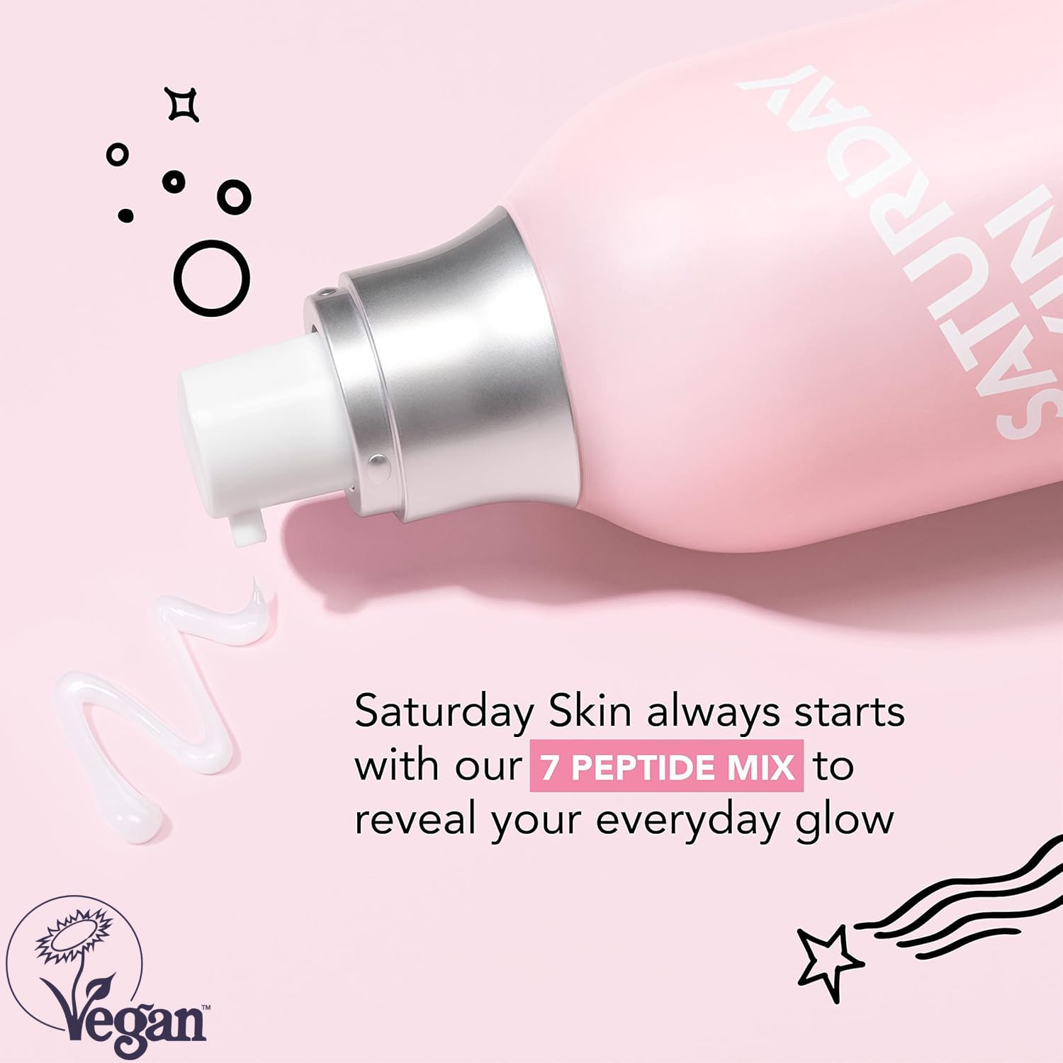 Saturday Skin Wide Awake Brightening Cream Illuminating Eye Cream for Wrinkles, Puffy Eyes+Dark Circles Lightweight, Moisturizing, Deeply Hydrates, Anti Aging Reduce Fine Lines 1.01 Fl Oz (30ml)