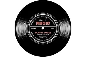 Fashion Vinyl Record Pattern Floor Mat Warm Your Home