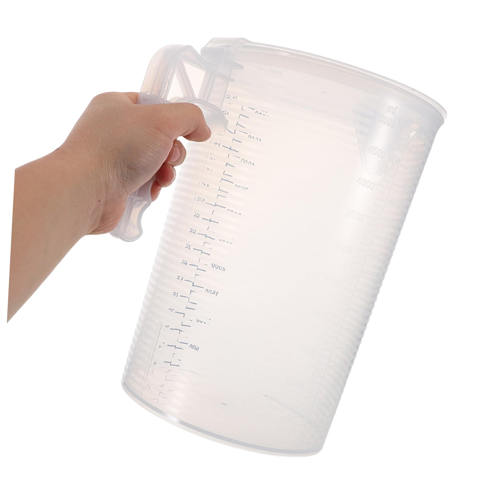 Misurino Graduato Da 5l Con Coperchio Antipolvere, Brocca Per Succo in Plastica Alimentare Trasparente, Per Negozi Di Tè e Uso Commerciale in Cucina Aperta