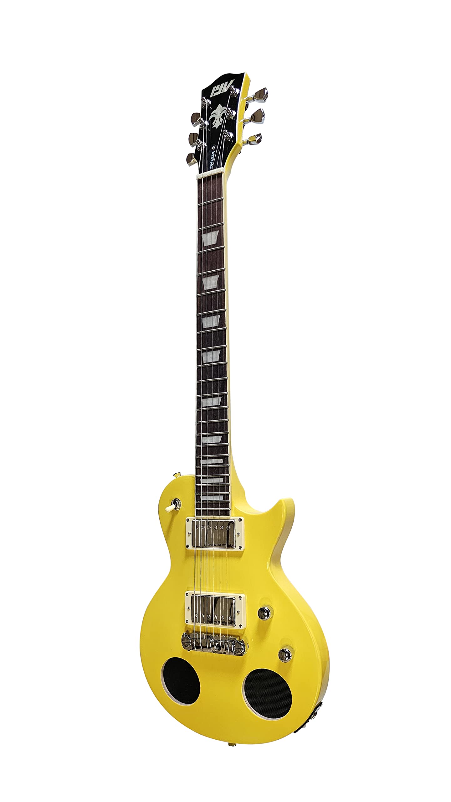 IYV ILSP-300 - Guitarra de viaje (6 cuerdas), color amarillo