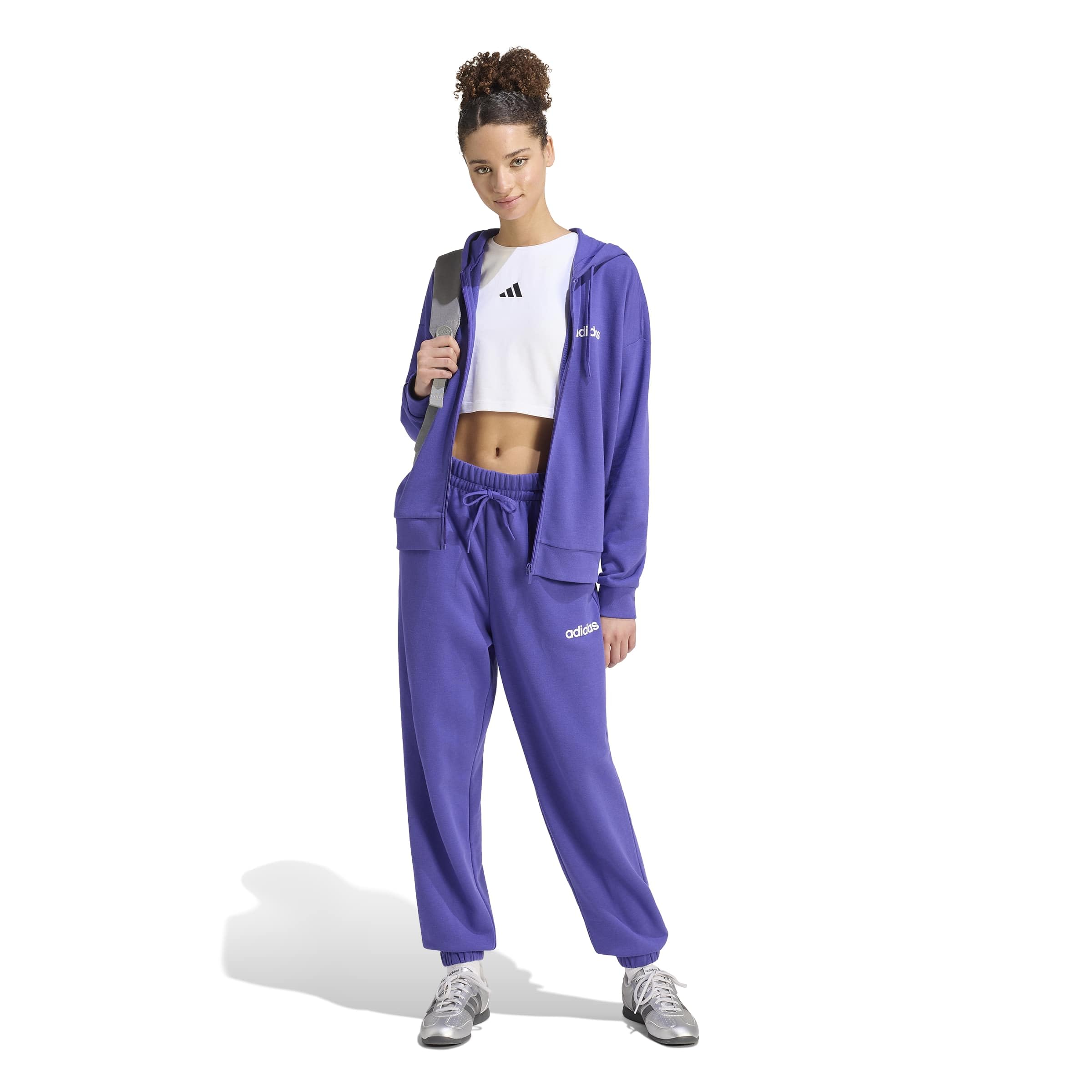 adidas Essentials Linear French Terry Cuffed - Pantalones de Golf Mujer