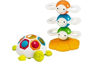 Fat Brain Toys: Suction Kupz Magnetic Stacking and Pop & Slide Sensory Toys