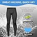 Blaward Compression Pants Mens Tights Leggings Athletic Baselayer Running Basketball Workout Active Shorts Sports Gear