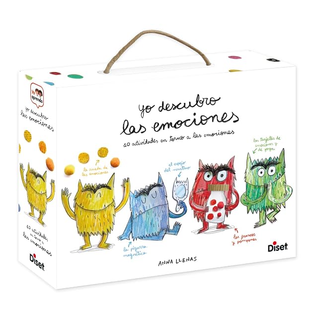 Diset Yo descubro Las emociones - Monstruo de Colores - Juego Educativo