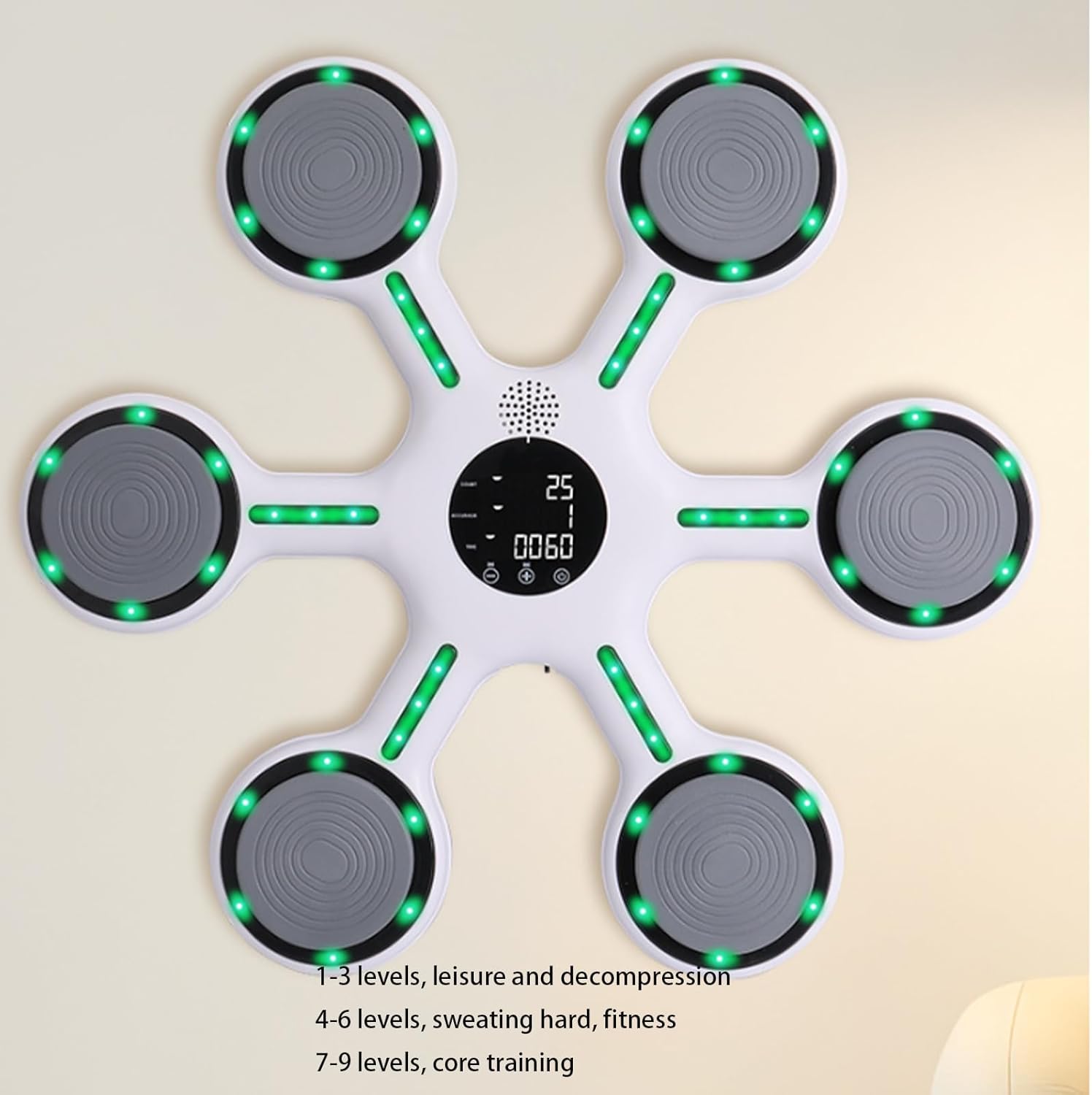 Music Boxing Machine,9-Speed Training,Rhythm Boxing Machine,Essential for Home Fitness and Office Exercise