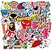 200pcs Cool Brand Pegatinas Calcomanías Stickers Pack Teens Decals para Portátiles Frasco hidráulico, Tabla de Snowboard, Equipaje, Motocicleta, iPhone, MacBook, Pared, Calcomanías de Bricolaje…