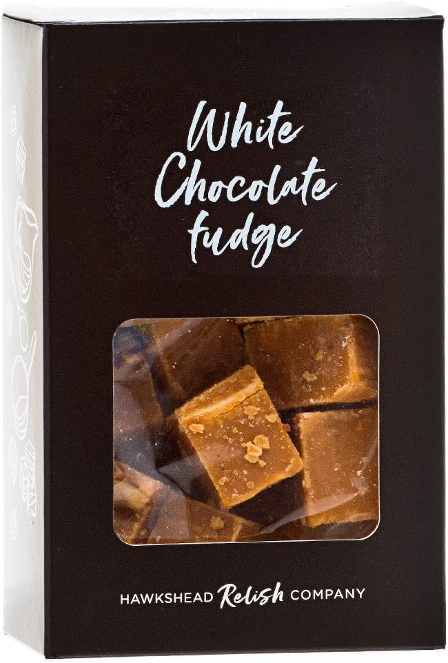 Hawkshead Relish White Chocolate Fudge 150G Amazon.co.uk Grocery