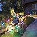 Kearui Solar Lights Outdoor 3 Pack Solar Stake Light with Fiber Optic Butterfly Decorative Lights, Multi-Color Changing LED Solar Lights for Garden Decorations, Garden Gifts