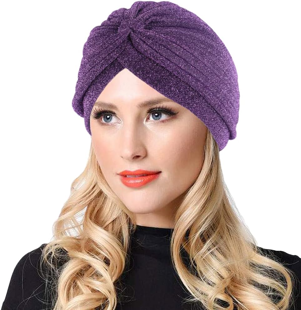 KINGREE Chemo Cap,Turban Headwear,Multi Function Headwrap and Chemo Hats for Hairloss