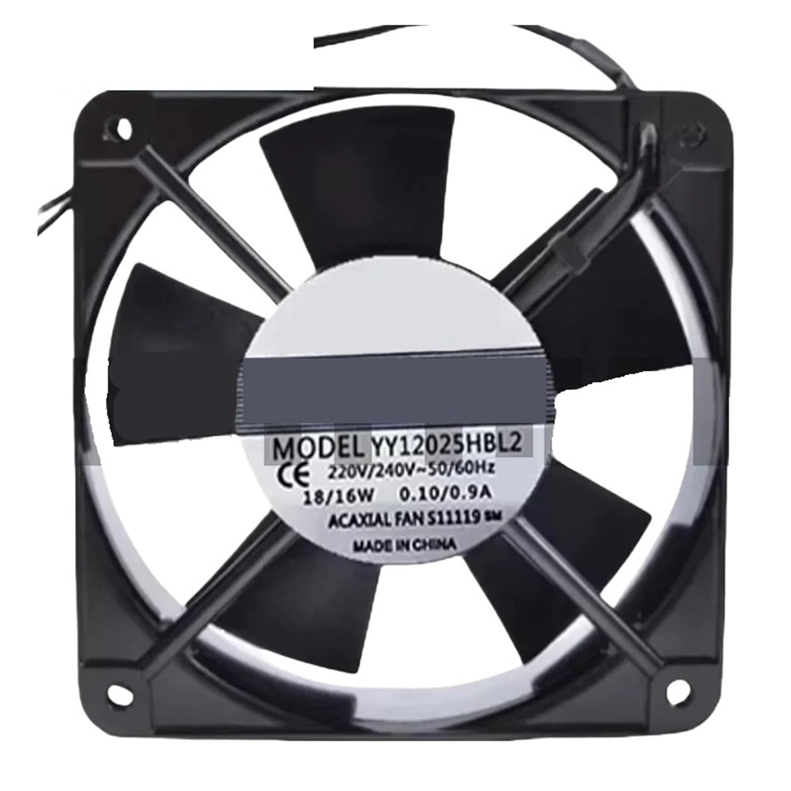 ZBWZXBDJ YY12025HBL2 AC 220V 120 * 120 * 25mm Double Ball Bearing Cooling Fan