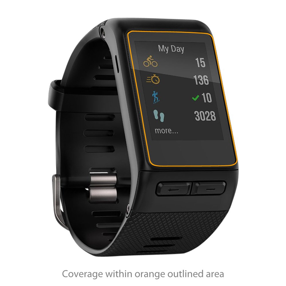 BoxWave Screen Protector Compatible with Garmin Vivoactive HR - ClearTouch Crystal (2-Pack), HD Film Skin - Shields from Scratches