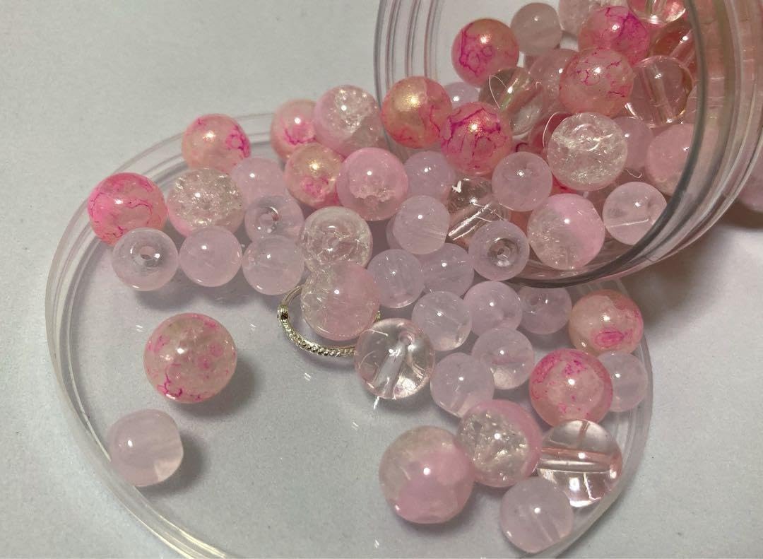 Amazon.co.jp: nana ユリちゃん ピンク系ビーズ 肉球ボトル 猫爪ボトル