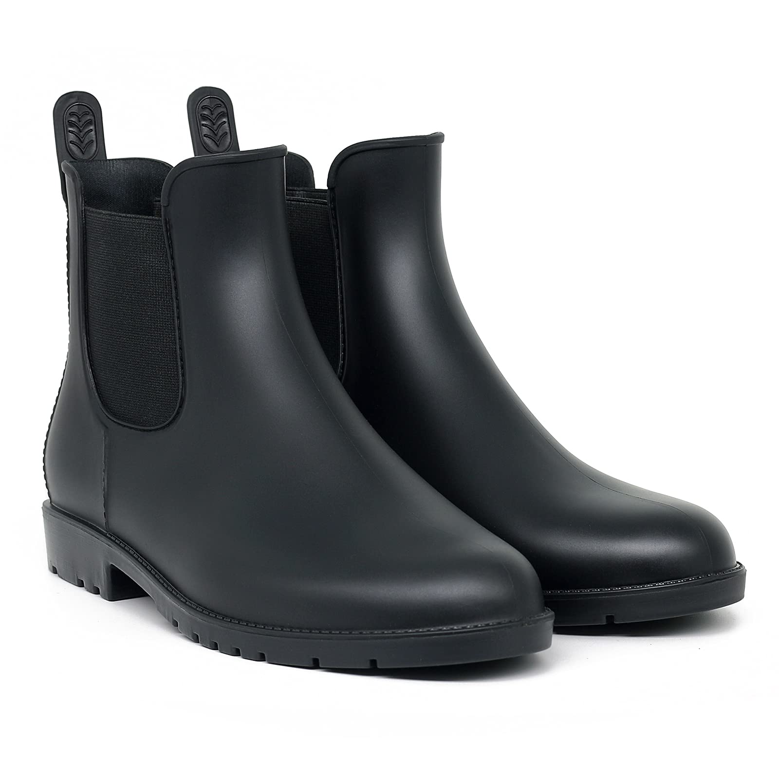 Geweo Stivali Di Gomma Donna Chelsea Uomo Impermeabile Antivento in Nero Marrone Grigio Rosso Bianco Taglia 35-43