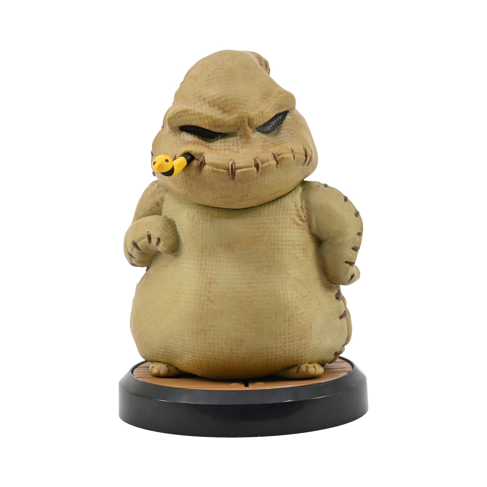 YuMe The Nightmare Before Christmas Oogie Boogie 3.7" Mini Figure Collectable in Hero Window Box | Tim Burton Disney Merchandise | Kids, Adult & Movie Toy Gift | Get All 6 TNBC Classic Series Figures