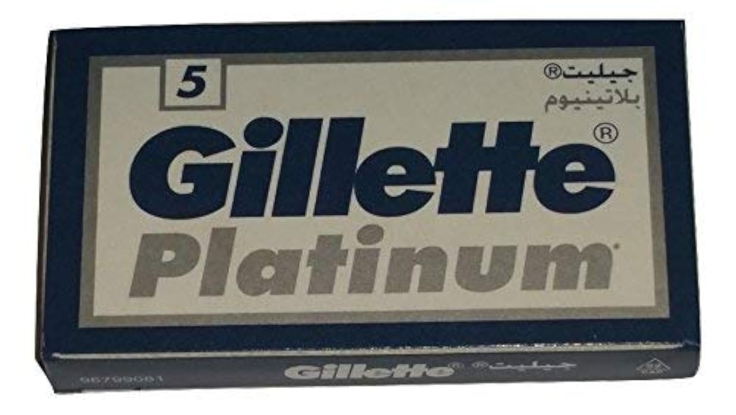 7 O'clock 100 GILLÃƒË†TTE Platinum Double Edge Razor Blades Made in Russia