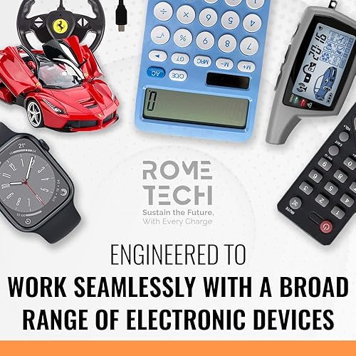 Miniatura 6 de Rome Tech Pilas CR2032 para llave de coche compatibles con Ford Fusion 2007-2016, Edge 2007-2016, Explorer 1998-2016, 2018-2022, repuesto de batería