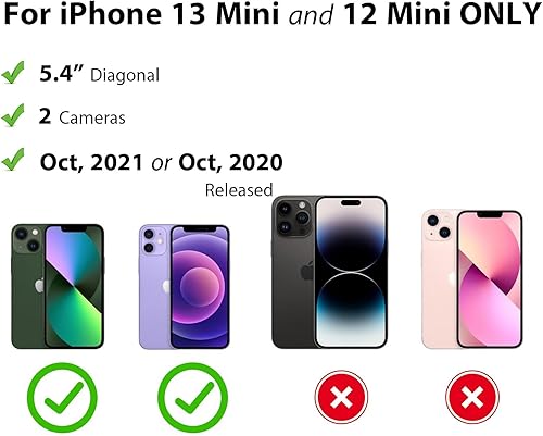 Miniatura 2 de Funda transparente translúcida para iPhone 13 Mini, delgada a prueba de golpes mate para iPhone 13 Mini, funda esmerilada y brillante para iPhone 13