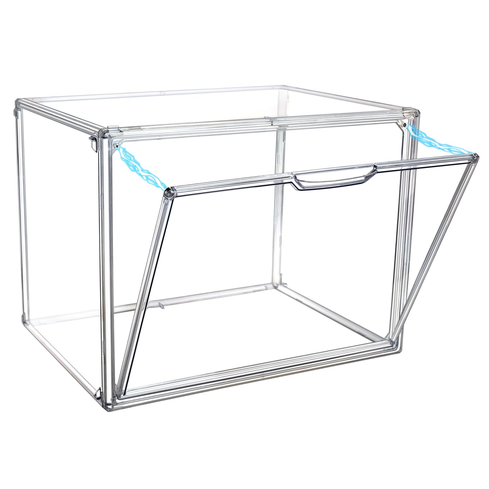 Vitrine transparente en acrylique pour modèles et objets de collection, boîte de protection empilable anti-poussière pour modèles de voitures et casques