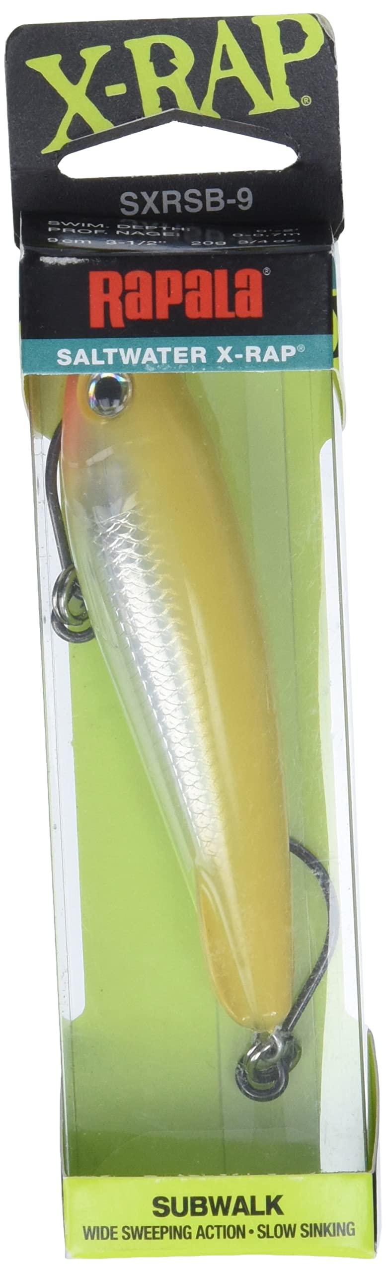Rapala X-Rap Saltwater SubWalk 09 Topwater Subsurface Walker