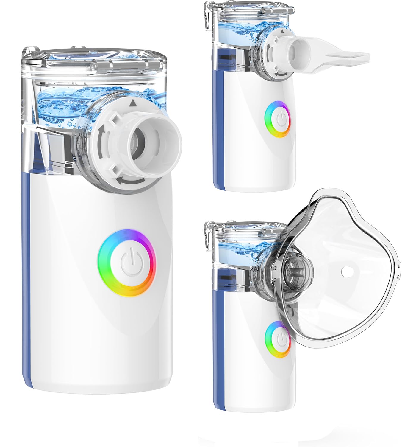 Household Ne-bulizer - Mist Machine Rechargeable Ne-buliser Handheld Portable Mist Machine (Blue)